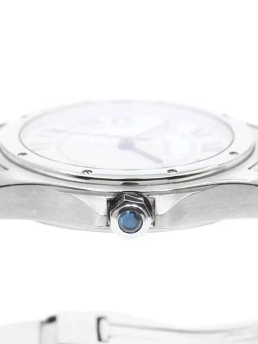CARTIER Santo Cougar LM W20026K1 Date white Dial Automatic Men's Watch_961366